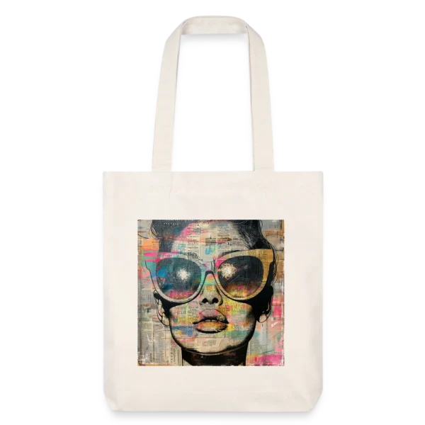 Τσάντα πάνινι με σχέδιο Pop Art #1