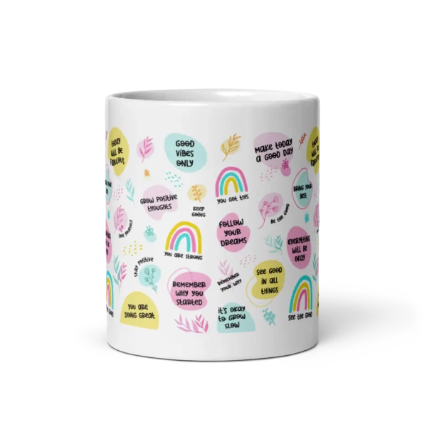 Κούπα Λευκή Γυαλιστερή Inspirational Side A