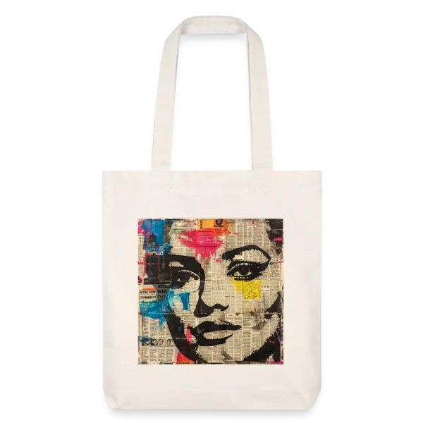 Τσάντα πάνινι με σχέδιο Pop Art #10