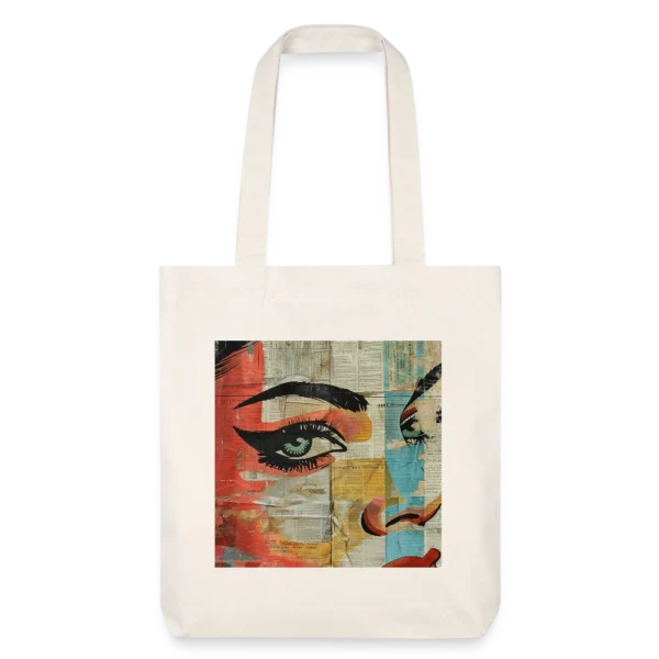 Τσάντα πάνινι με σχέδιο Pop Art #14