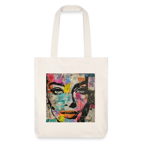 Τσάντα πάνινι με σχέδιο Pop Art #16