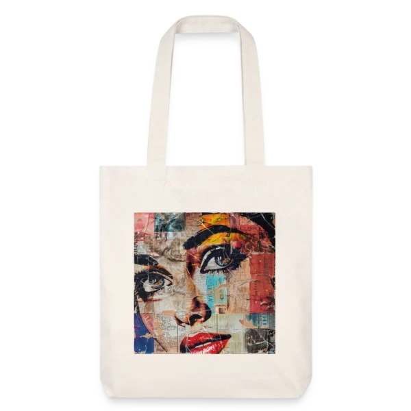 Τσάντα πάνινι με σχέδιο Pop Art #2