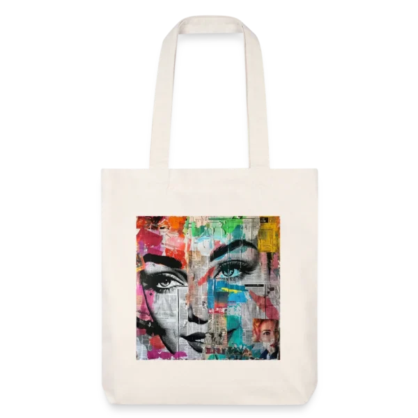 Τσάντα πάνινι με σχέδιο Pop Art #21