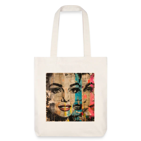 Τσάντα πάνινι με σχέδιο Pop Art #22