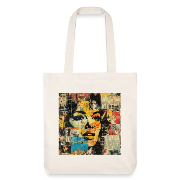 Τσάντα πάνινι με σχέδιο Pop Art #3