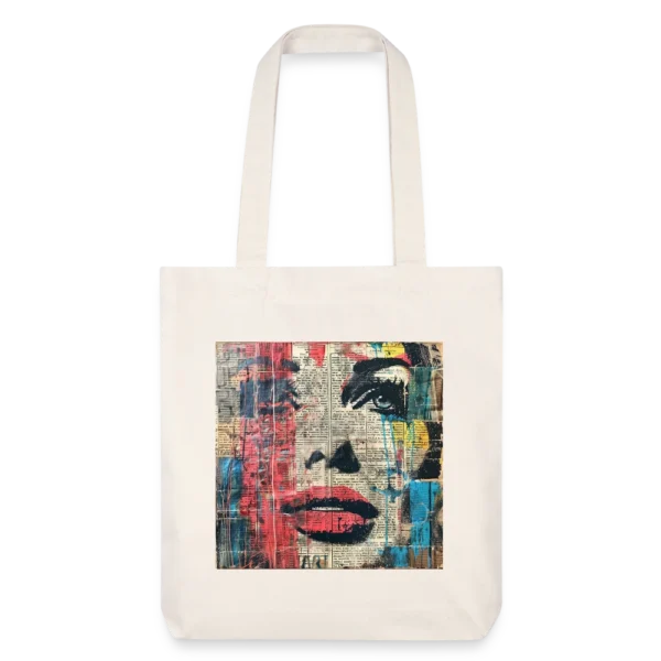 Τσάντα πάνινι με σχέδιο Pop Art #4