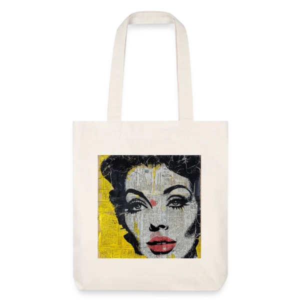 Τσάντα πάνινι με σχέδιο Pop Art #6