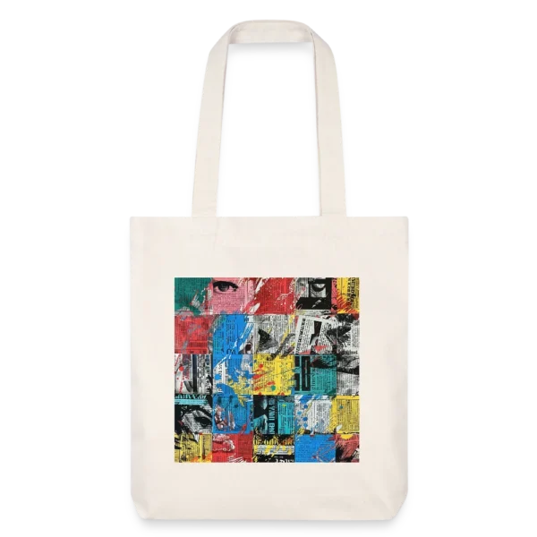 Τσάντα πάνινι με σχέδιο Pop Art #7