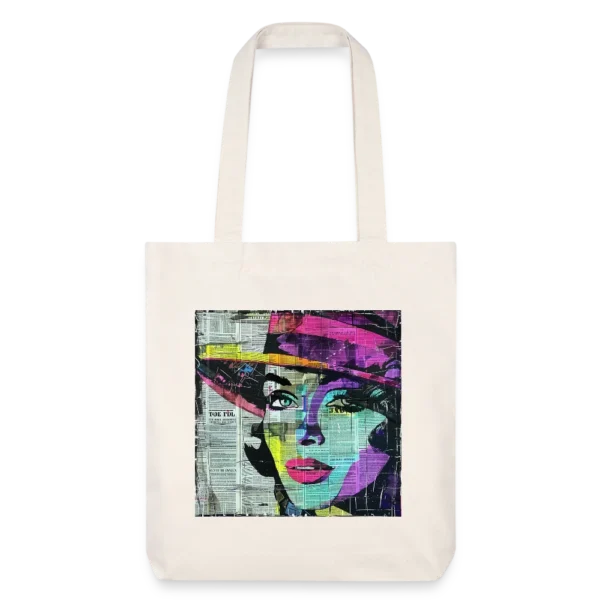 Τσάντα πάνινι με σχέδιο Pop Art #8